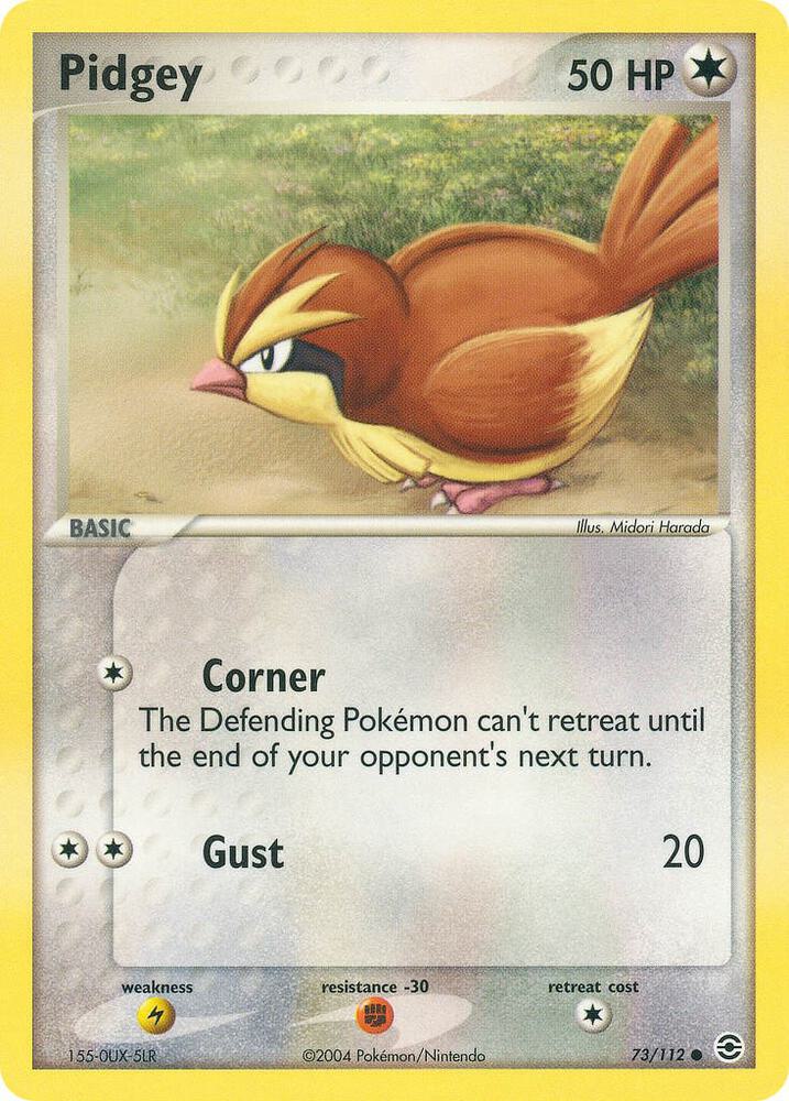 Pidgey - 73/112: FireRed & LeafGreen
