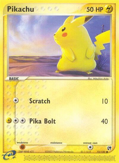 Pikachu - 72/100: Sandstorm (LP)