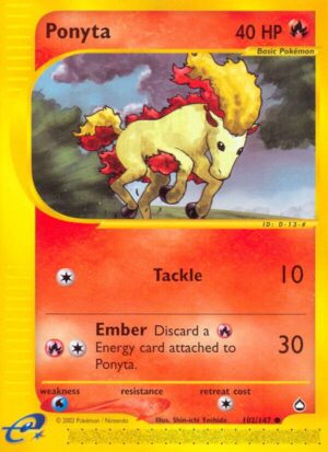 Ponyta - 102/147: Aquapolis