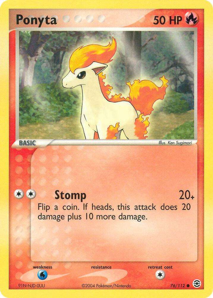 Ponyta - 76/112: FireRed & LeafGreen