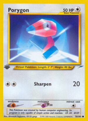 Porygon - 078/105: Neo Destiny
