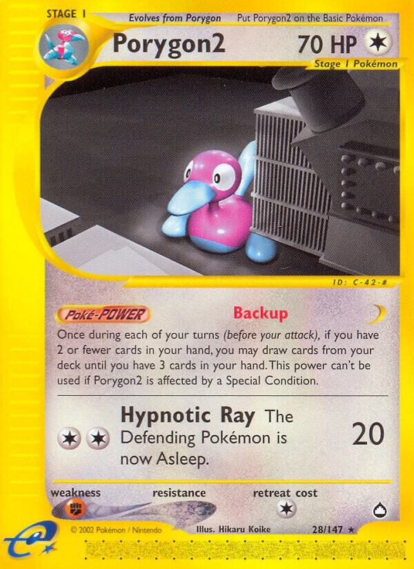 Porygon2 - 028/147: Aquapolis (LP)