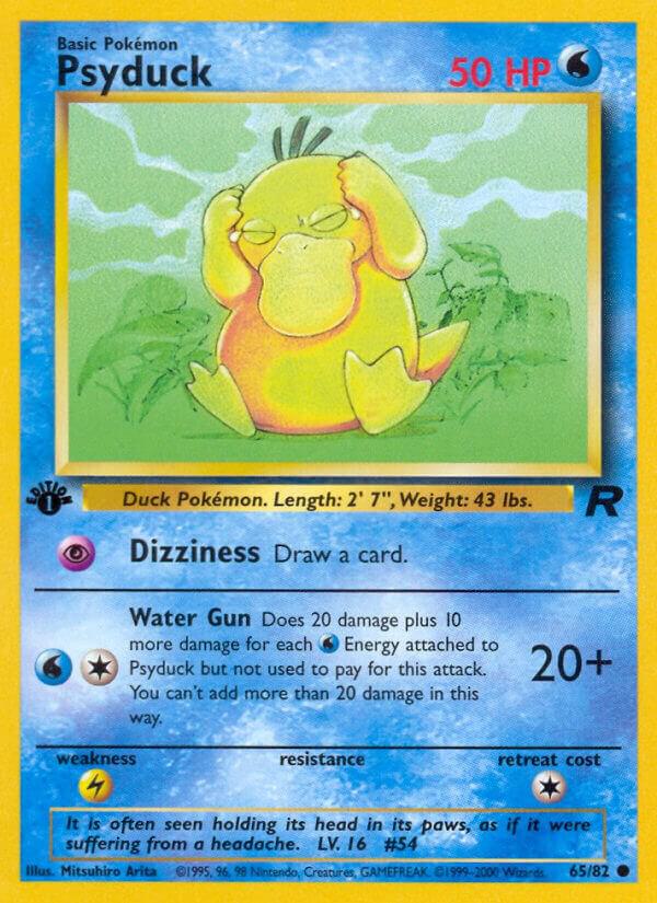 Psyduck - 65/82: Team Rocket (LP)