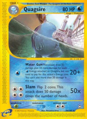 Quagsire - 030/147: Aquapolis