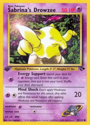 Sabrina's Drowzee - 095/132: Gym Challenge (LP)