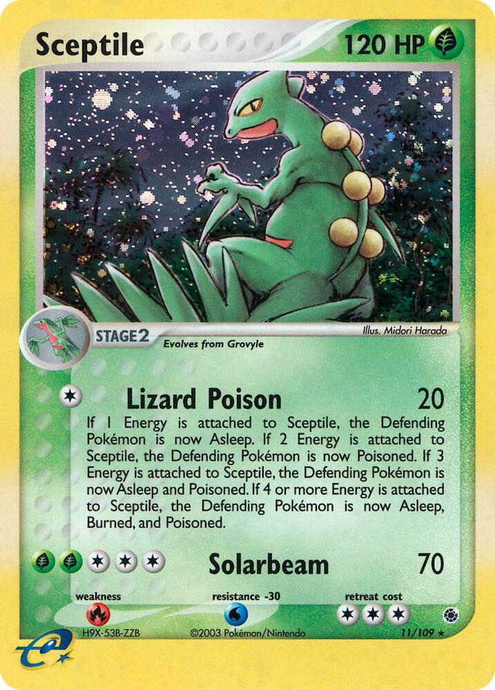 Sceptile - 11/109 - 11/109: Ruby and Sapphire (LP)