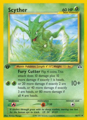 Scyther - 46/75: Neo Discovery