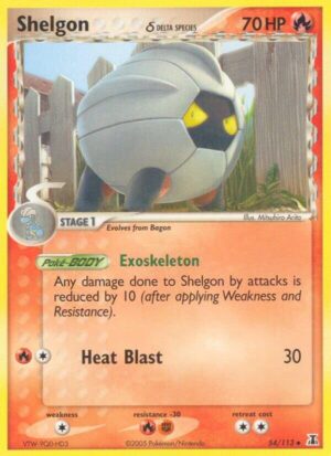 Shelgon - 054/113 (Delta Species) - 54/113: Delta Species (MP)