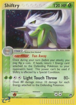 Shiftry - 12/100 - 12/100: Sandstorm