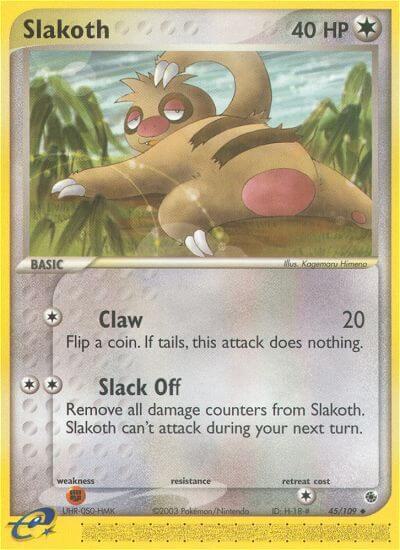 Slakoth - 45/109: Ruby and Sapphire