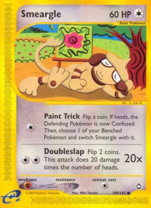 Smeargle - 109/147: Aquapolis