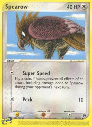 Spearow - 81/100: Sandstorm