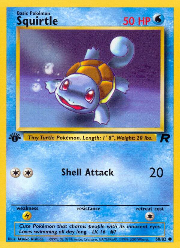 Squirtle - 68/82: Team Rocket (MP)