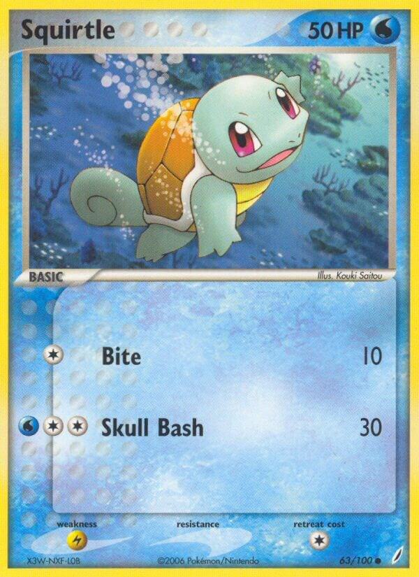 Squirtle - 063/100 - 63/100: Crystal Guardians (LP)