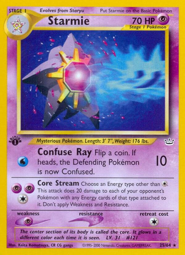 Starmie - 25/64: Neo Revelation (LP)