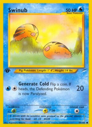 Swinub - 084/105: Neo Destiny