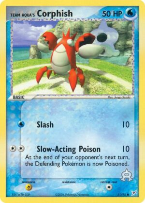 Team Aqua's Corphish - 51/95 - 51/95: Team Magma vs Team Aqua