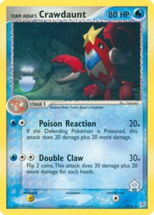 Team Aqua's Crawdaunt - 14/95 - 14/95: Team Magma vs Team Aqua