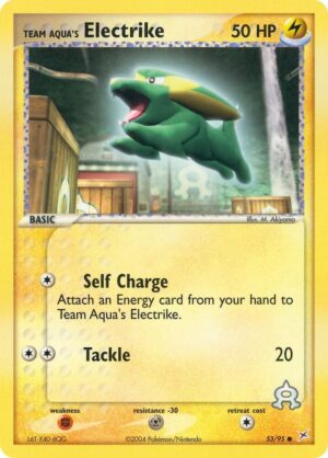 Team Aqua's Electrike - 53/95 - 53/95: Team Magma vs Team Aqua (LP)