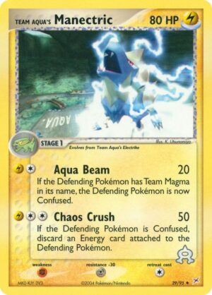 Team Aqua's Manectric - 29/95 - 29/95: Team Magma vs Team Aqua