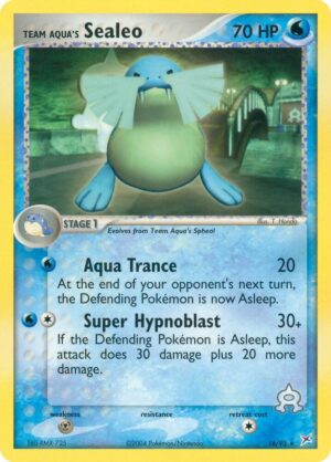 Team Aqua's Sealeo - 16/95 - 16/95: Team Magma vs Team Aqua (LP)