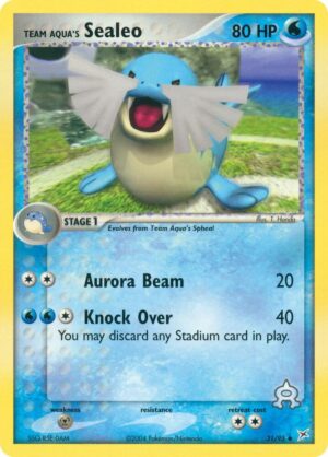 Team Aqua's Sealeo - 31/95 - 31/95: Team Magma vs Team Aqua