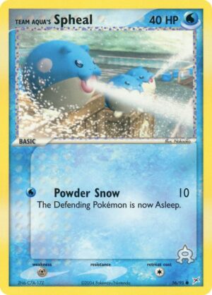 Team Aqua's Spheal - 56/95 - 56/95: Team Magma vs Team Aqua
