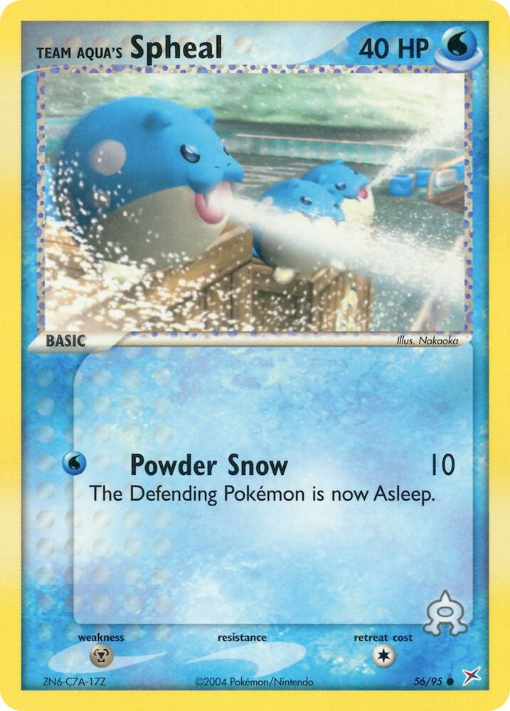 Team Aqua's Spheal - 56/95 - 56/95: Team Magma vs Team Aqua