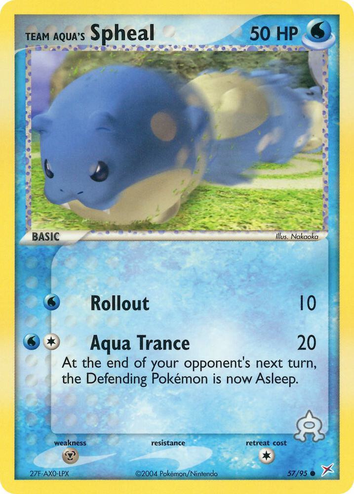Team Aqua's Spheal - 57/95 - 57/95: Team Magma vs Team Aqua