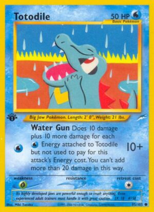Totodile - 085/105: Neo Destiny (LP)