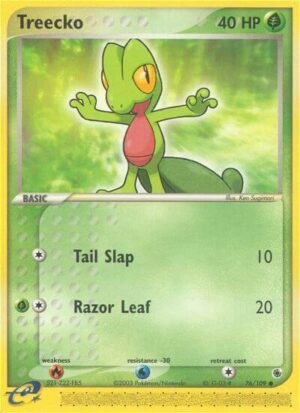 Treecko - 76/109 - 76/109: Ruby and Sapphire (LP)