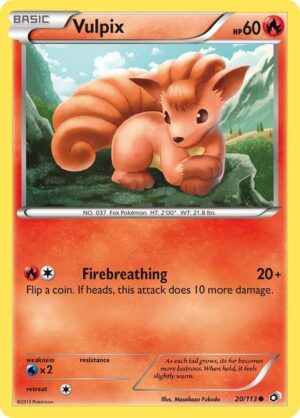 Vulpix - 20/113: Legendary Treasures