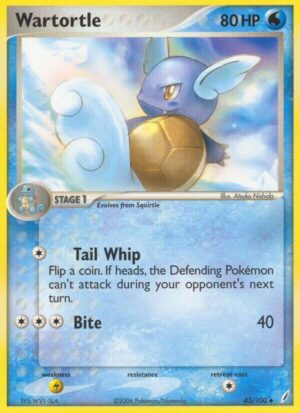 Wartortle - 043/100 - 43/100: Crystal Guardians (LP)