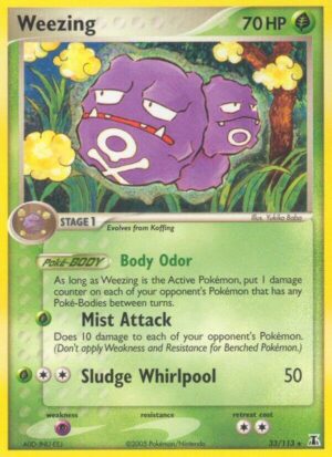 Weezing - 33/113: Delta Species