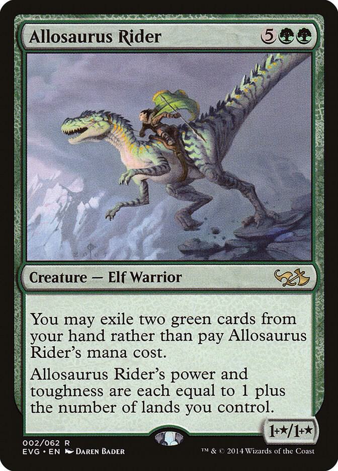 Allosaurus Rider - 2: Duel Decks: Anthology