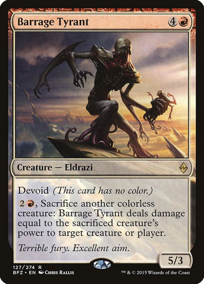 Barrage Tyrant - 127: Battle for Zendikar