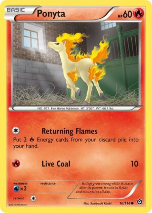 Ponyta - 16/114: XY - Steam Siege (MP)