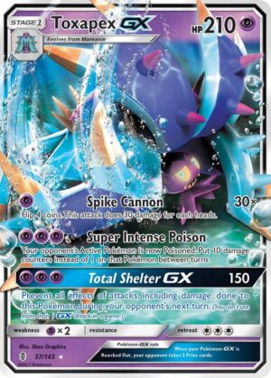 Toxapex GX - 57/145: SM - Guardians Rising
