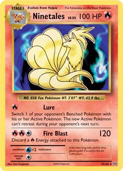 Ninetales - 15/108 (XY Evolutions) (Non-Holo) - 015/108: Deck Exclusives