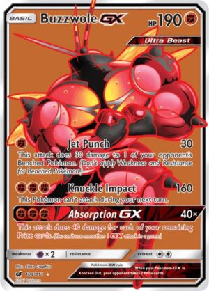 Buzzwole GX (Full Art) - 104/111: SM - Crimson Invasion