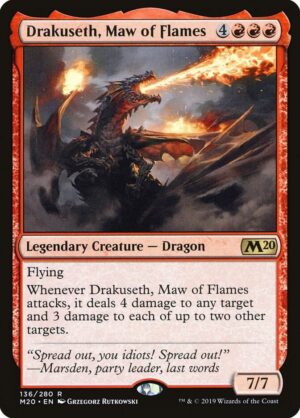 Drakuseth, Maw of Flames - 136: Core Set 2020