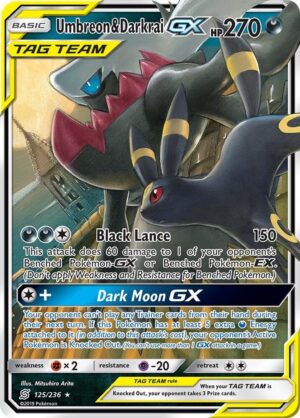 Umbreon & Darkrai GX - 125/236: SM - Unified Minds (LP)