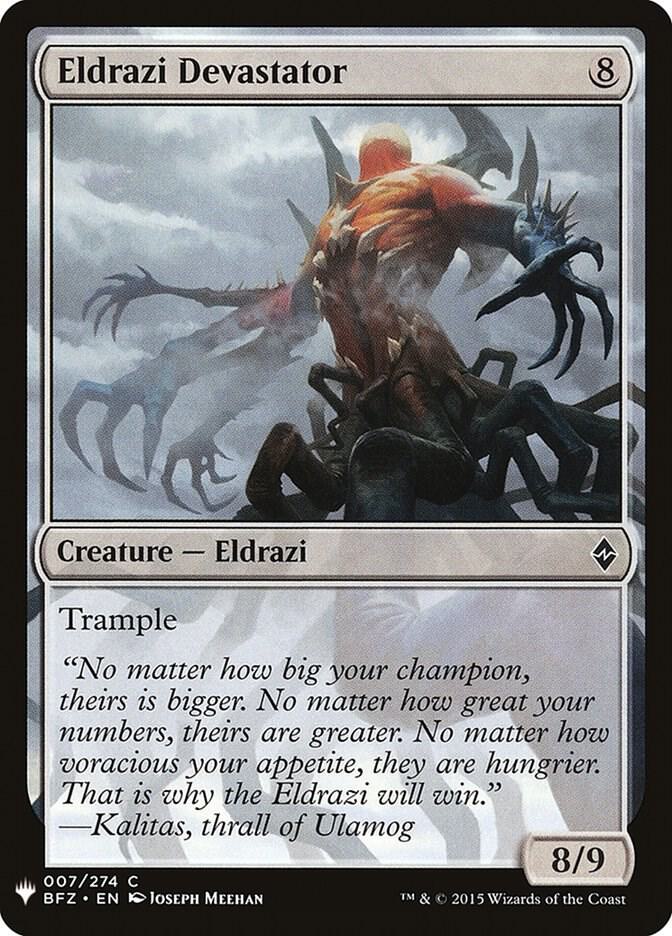 Eldrazi Devastator - 7: The List Reprints