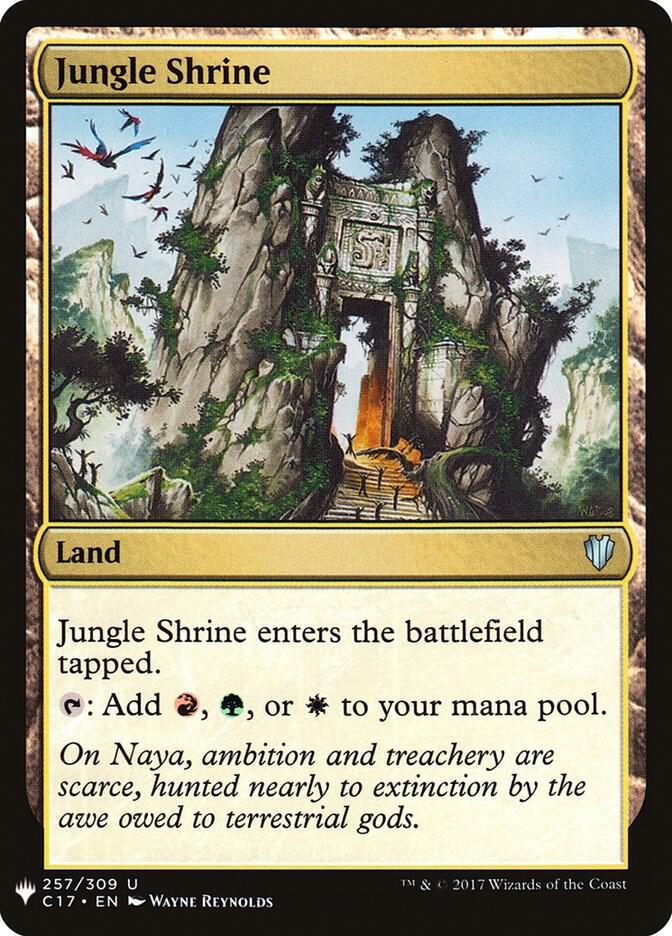 Jungle Shrine (C17) - 257: The List Reprints