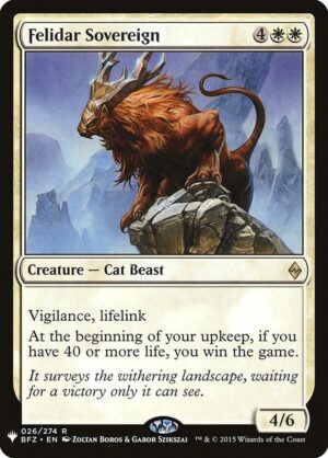 Felidar Sovereign - 26: The List Reprints