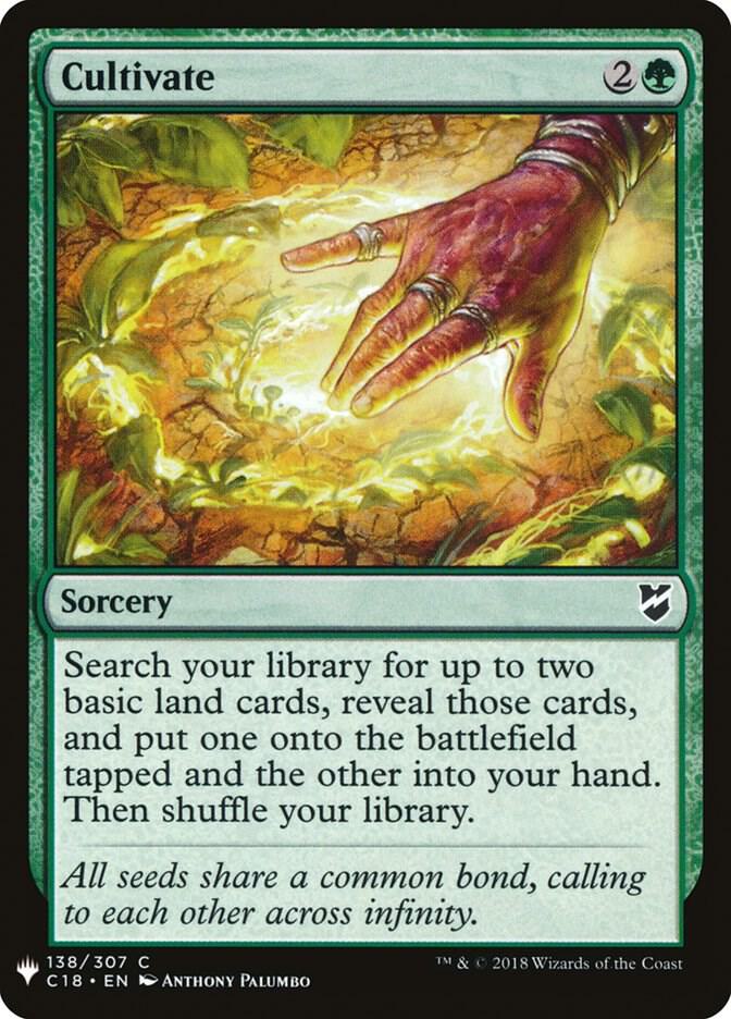 Cultivate (C18) - 138: The List Reprints