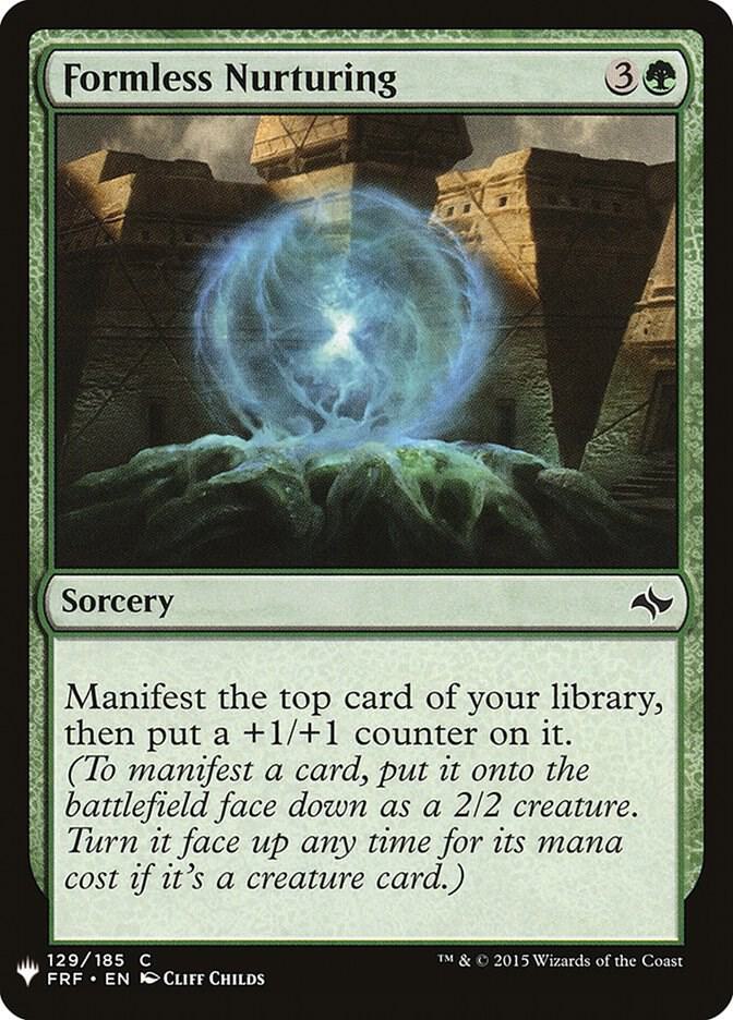 Formless Nurturing - 129: The List Reprints