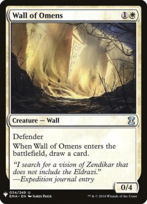 Wall of Omens (EMA) - 34: The List Reprints