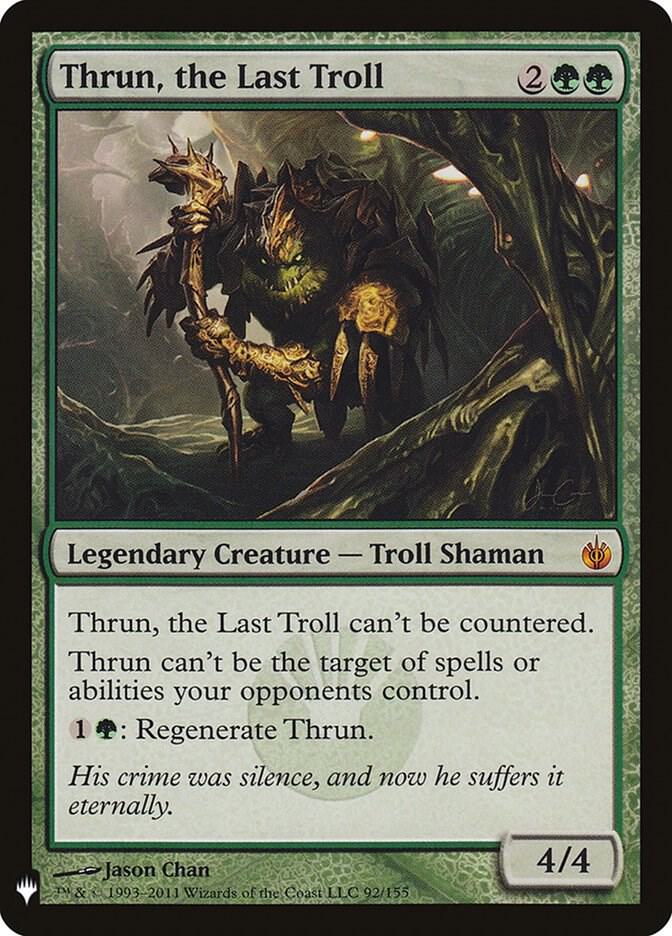 Thrun, the Last Troll - 92: The List Reprints