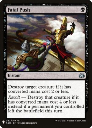 Fatal Push - 57: The List Reprints